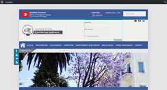Desktop Screenshot of ens.rnu.tn